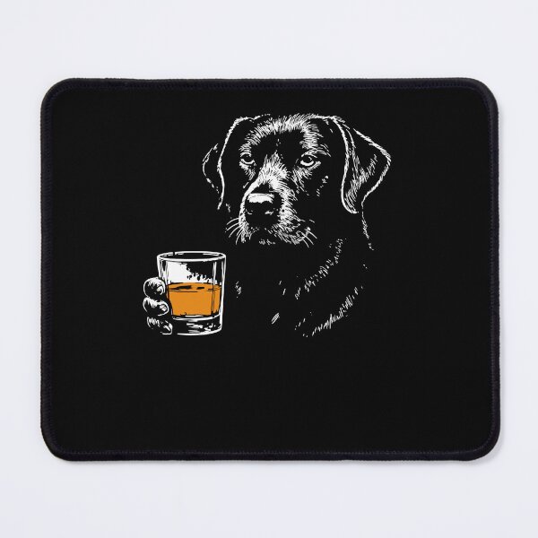 Item preview, Labrador Retriever Drinking Whiskey Funny Dog Meme designed and sold by studio-ssaam.