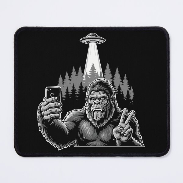 Item preview, Gorilla Selfie UFO Alien Abduction Funny designed and sold by SofiBlair.