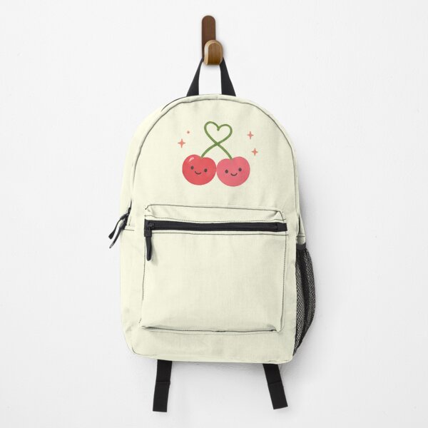 Item preview, Cute Kawaii Cherries Heart Stem Fruit Couple Sparkles Aesthetic designed and sold by Rehnair.