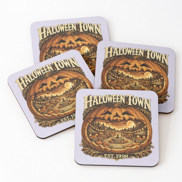Item preview, Cozy Halloween Town for Harvest Market Fans designed and sold by POD DYNASTY | Original Print On Demand T-Shirt Graphics.