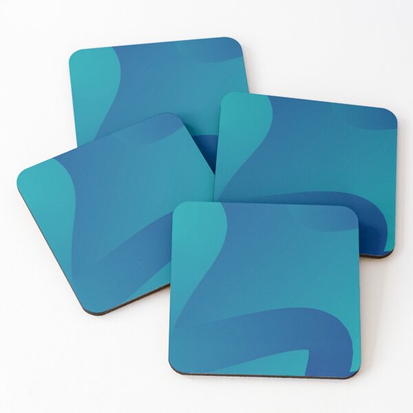 Item preview, Blue Curves Abstract designed and sold by unfrgttble.