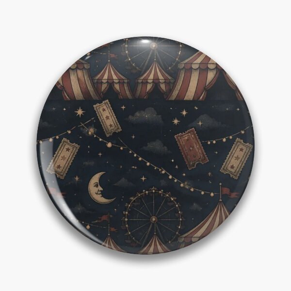 Item preview, Dark Carnival Striped Tent Vintage Circus Night designed and sold by StickyGuys.