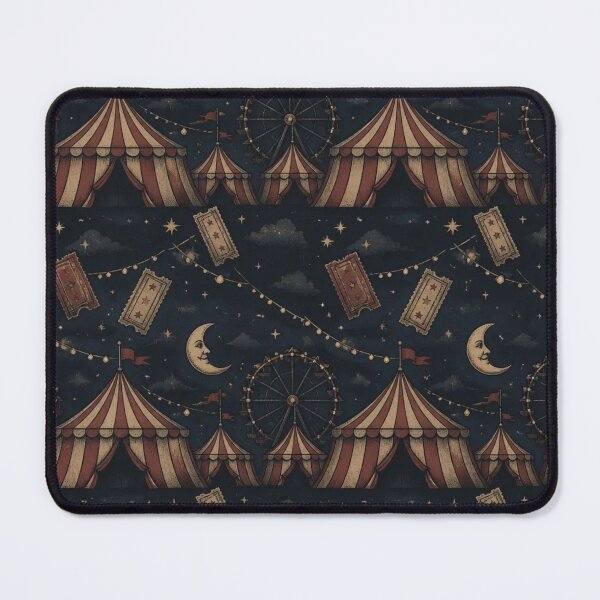 Item preview, Dark Carnival Striped Tent Vintage Circus Night designed and sold by StickyGuys.
