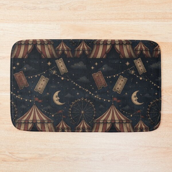 Item preview, Dark Carnival Striped Tent Vintage Circus Night designed and sold by StickyGuys.