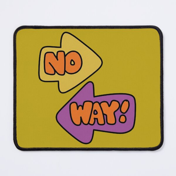 Item preview, Retro No Way Arrow Graphic designed and sold by Deviant Logic Design.