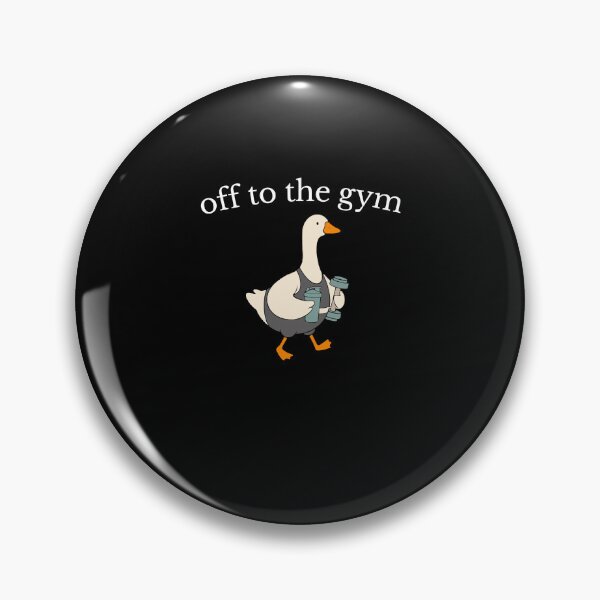 Item preview, Funny Workout Design Off to the Gym Goose Fitness Lover designed and sold by FreshVibe Prints.
