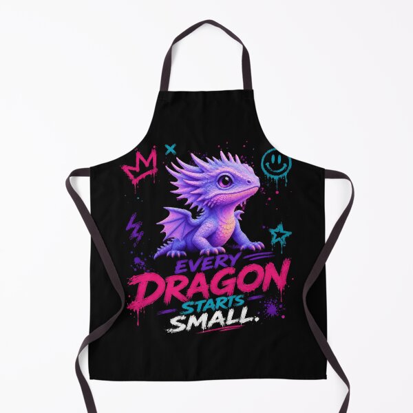 Item preview, Every Dragon Starts Small - Cute Baby Dragon Graffiti Art designed and sold by PatykArt.