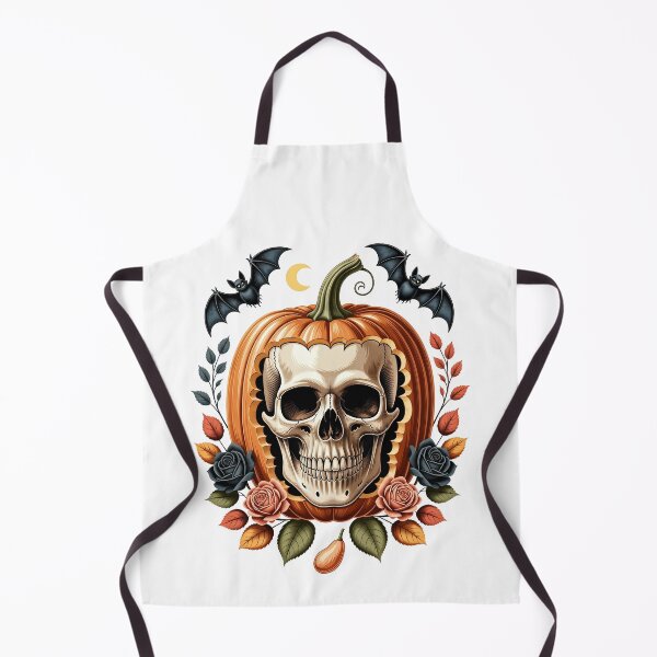 Item preview, Skull and Pumpkins with Bats designed and sold by jkrphoto.