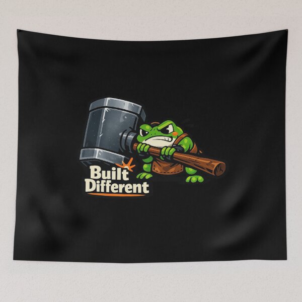 Item preview, Built Different Battle Toad designed and sold by Sketchlegacy.