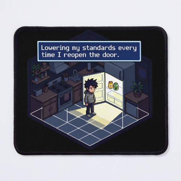 Item preview, LOWERING MY STANDARDS EVERY TIME I REOPEN THE DOOR designed and sold by BRIGHT BITS BOUTIQUE.