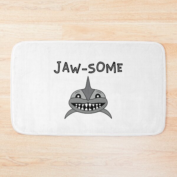 Item preview, Jawsome Funny Shark Pun designed and sold by Sartoris Art.