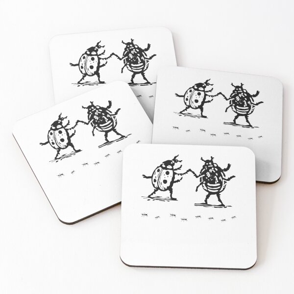 Item preview, Dancing Lady Bugs Funny Insects designed and sold by charoen-design.