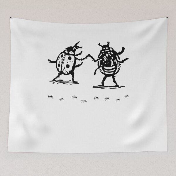 Item preview, Dancing Lady Bugs Funny Insects designed and sold by charoen-design.