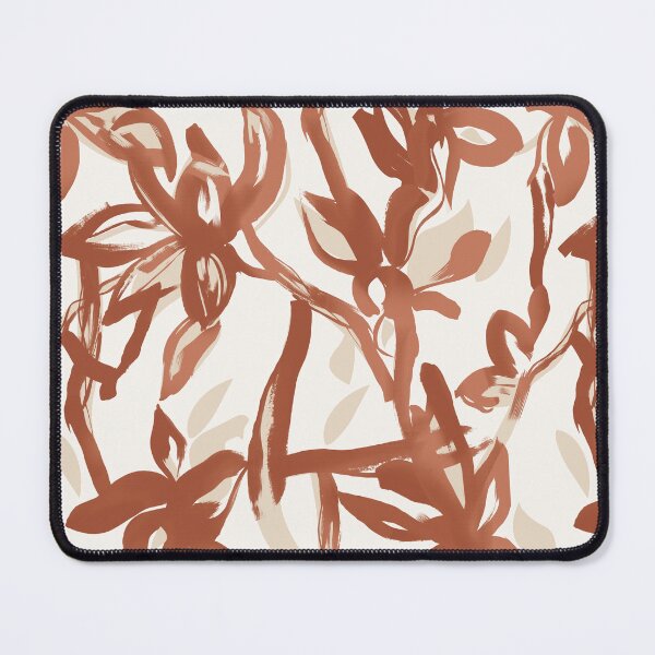 Item preview, Terracotta Painterly Botanical Pattern designed and sold by Aniko Tulipan.