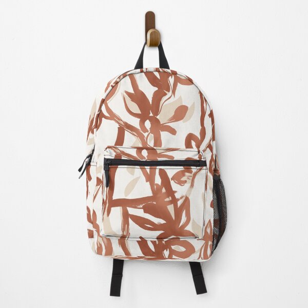 Item preview, Terracotta Painterly Botanical Pattern designed and sold by Aniko Tulipan.