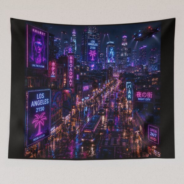 Item preview,  Los Angeles 2150  | GTA City | Neon Atlas  designed and sold by NSAstore.
