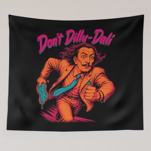 Item preview, Don’t Dilly-Dali Surrealist Time Chase designed and sold by Victor Shadehorn.