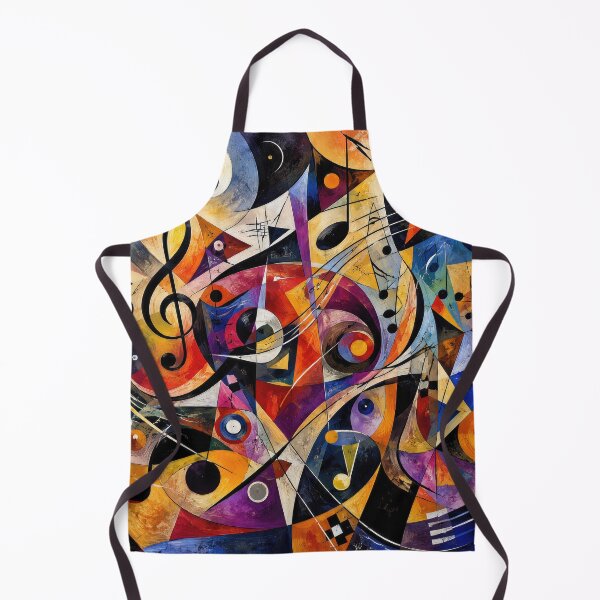 Item preview, Musical Abstract with Shapes and Symbols designed and sold by Maria Dryfhout.