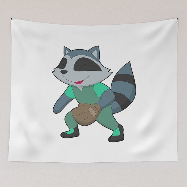 Item preview, Raccoon Baseball Baseball glove designed and sold by Snabdesign84.