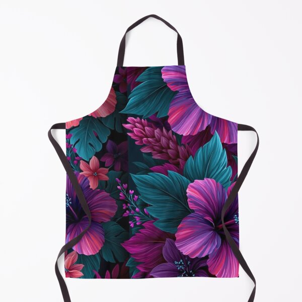 Item preview, Vibrant Tropical Hibiscus Floral Pattern | Exotic Botanical Digital Art designed and sold by Arts121.