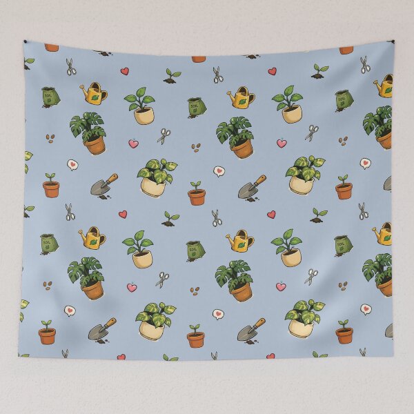 Item preview, Cute Houseplant Seamless Pattern for Plant Lovers 1 designed and sold by SimplePoDesign.