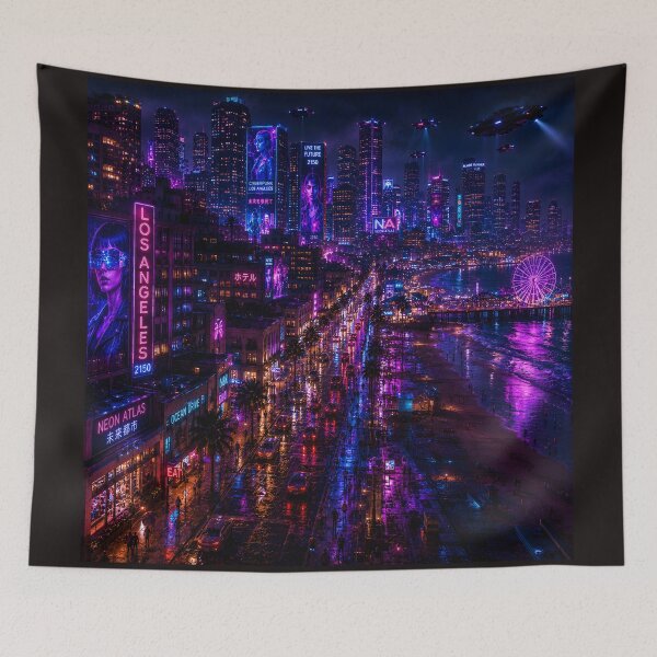 Item preview, Los Angeles 2150  | GTA City | Neon Atlas  designed and sold by NSAstore.