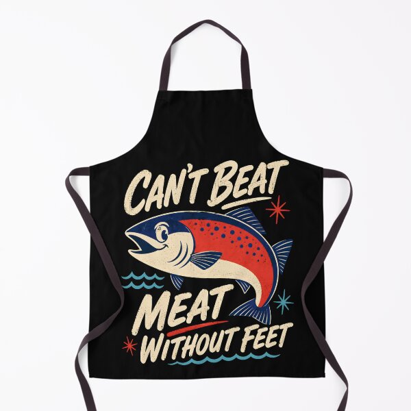 Item preview, Can’t Beat Meat Without Feet Fishing Humor designed and sold by Victor Shadehorn.
