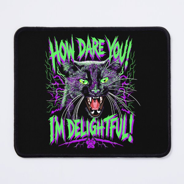 Item preview, Angry Black Cat designed and sold by CasualAfterlife.