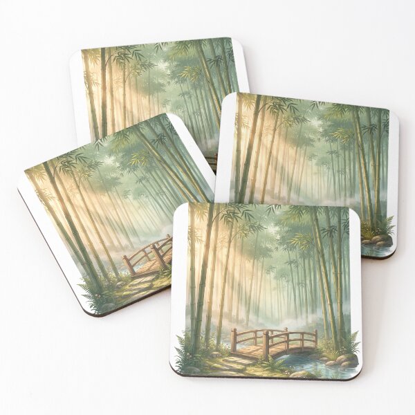 Item preview, Whispering Bamboo | Premium Bamboo Forest Illustration | Botanical Mindfulness Wall Art | Nature T-Shirt designed and sold by SAJ Design Studio.