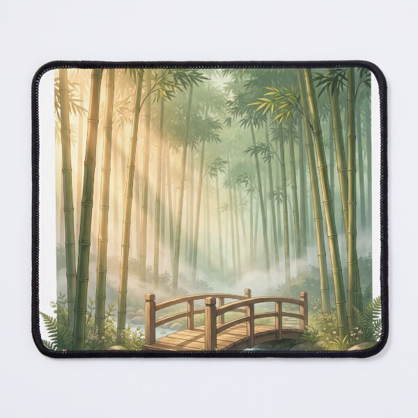 Item preview, Whispering Bamboo | Premium Bamboo Forest Illustration | Botanical Mindfulness Wall Art | Nature T-Shirt designed and sold by SAJ Design Studio.