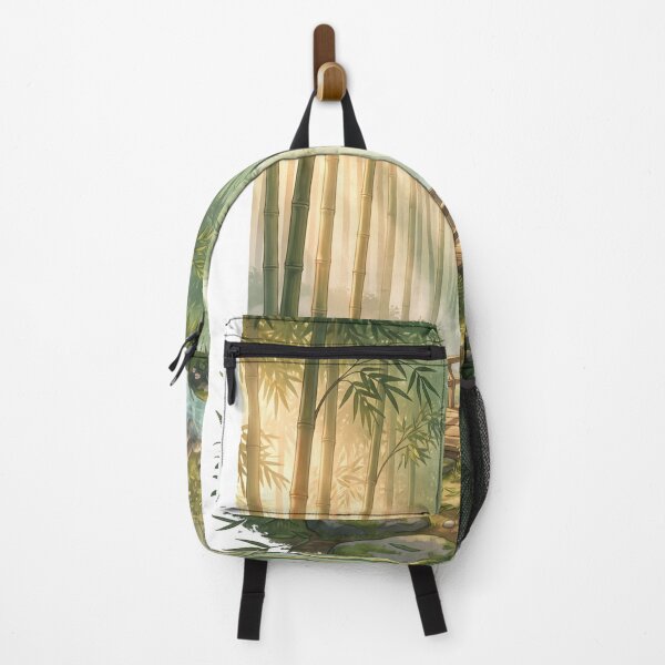 Item preview, Whispering Bamboo | Premium Bamboo Forest Illustration | Botanical Mindfulness Wall Art | Nature T-Shirt designed and sold by SAJ Design Studio.