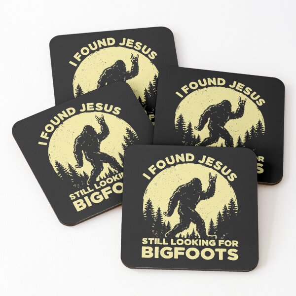 Item preview, I Found Jesus Still Looking For Bigfoot Funny designed and sold by charoen-design.