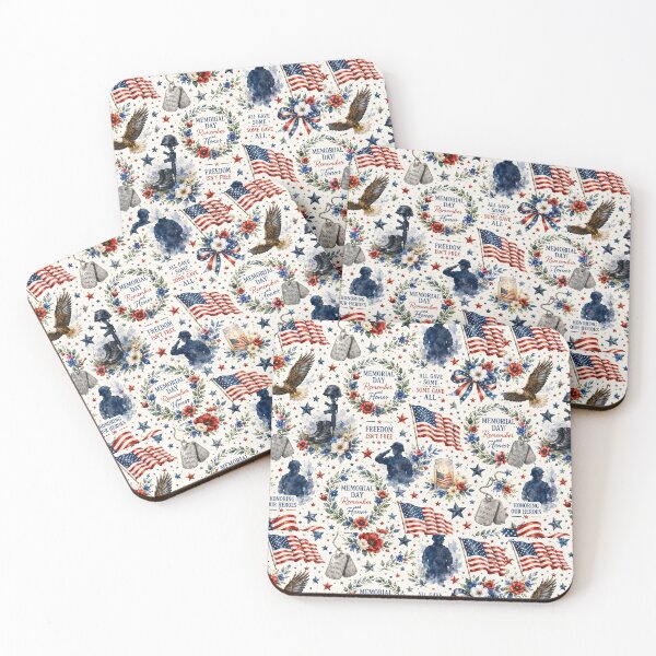 Item preview, memorial day patterns designed and sold by Military Insignia Products.