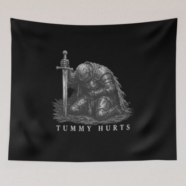Item preview, Funny Medieval Knight Tummy Hurts   designed and sold by Gbriel3.