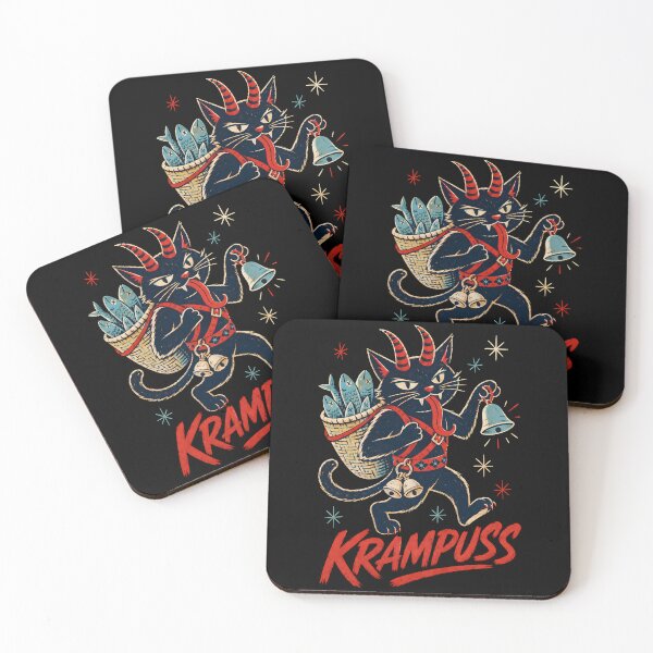 Item preview, Krampuss Horned Holiday Christmas Cat designed and sold by Victor Shadehorn.