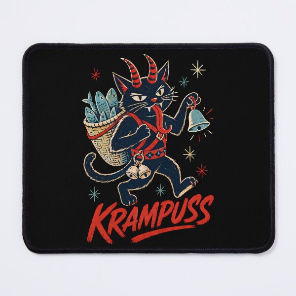 Item preview, Krampuss Horned Holiday Christmas Cat designed and sold by Victor Shadehorn.
