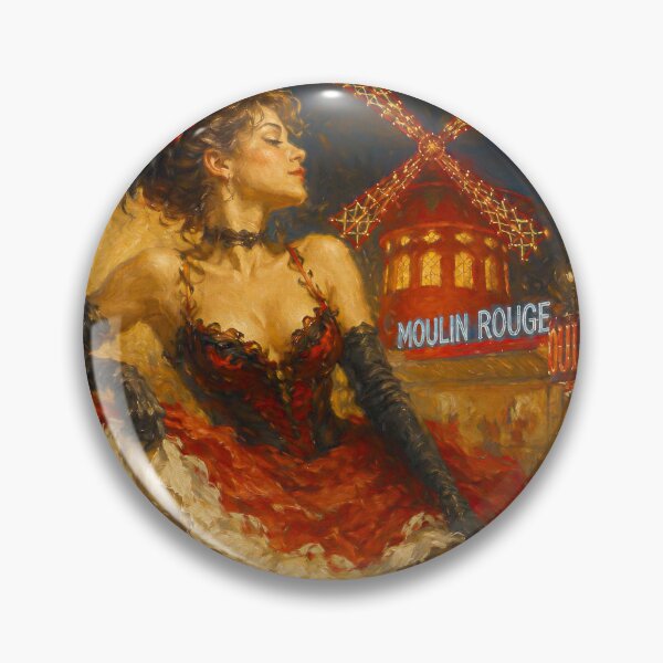 Item preview, Moulin Rouge Nights - Vintage Poster designed and sold by AmairaPhotoArt.
