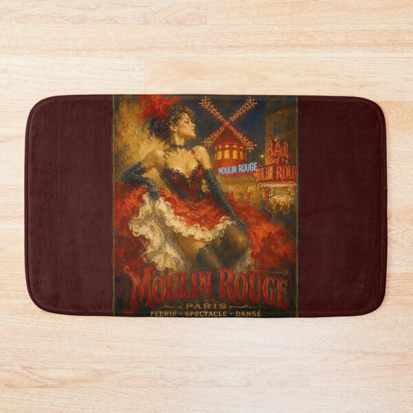 Item preview, Moulin Rouge Nights - Vintage Poster designed and sold by AmairaPhotoArt.
