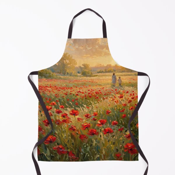Item preview, Impressionist Poppy Wheat Field designed and sold by Late Theory.