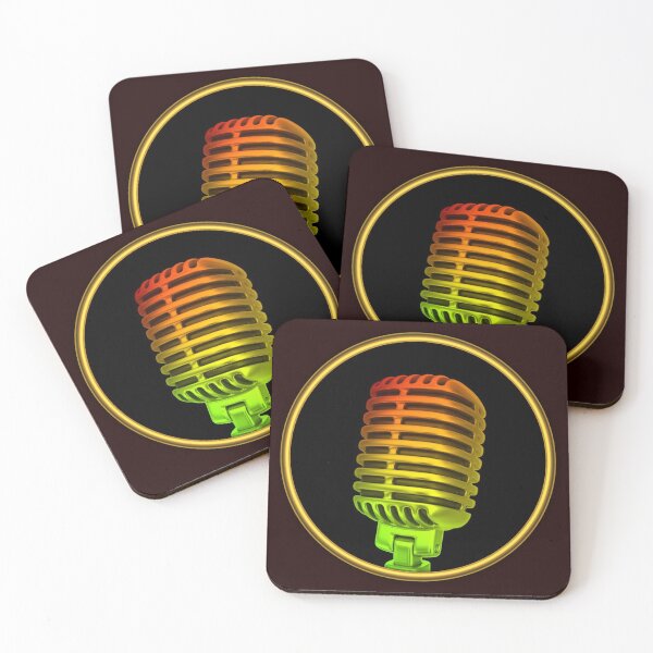 Item preview, Vintage colorful microphone designed and sold by markmonty.