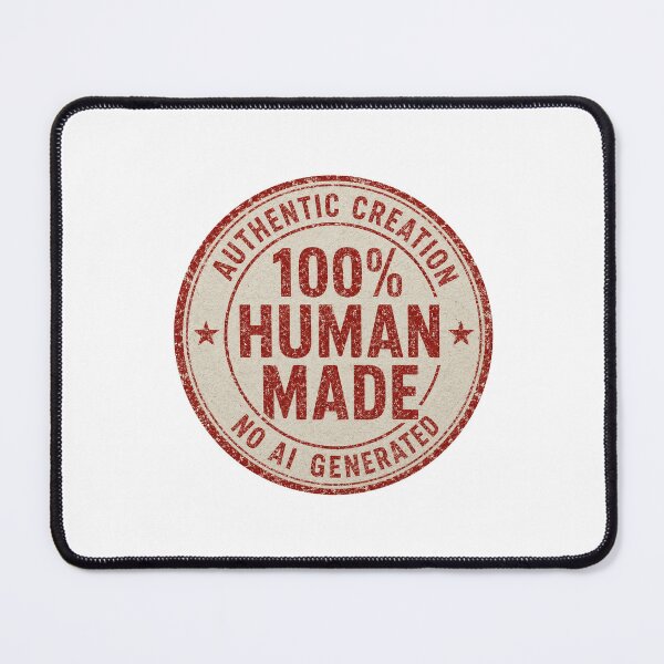 Item preview, Authentic 100% Human Made Vintage Stamp - Anti AI Meme designed and sold by crazyhome.