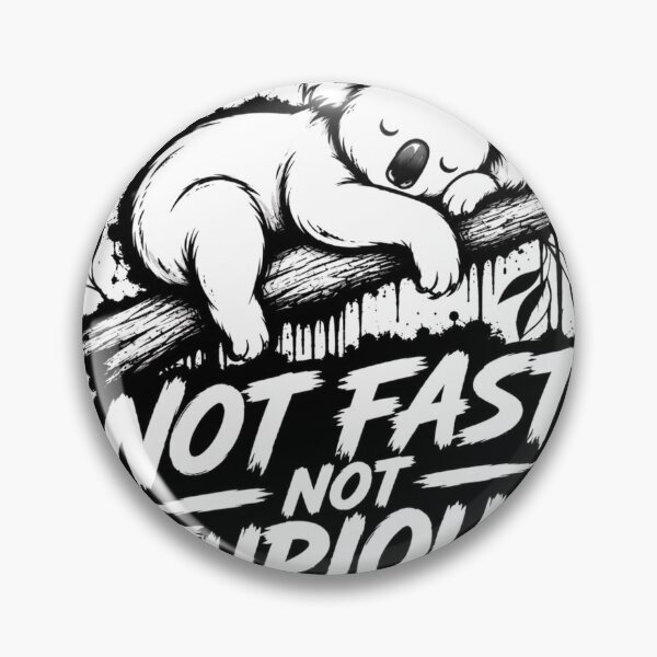 Item preview, Not Fast Not Furious Sleeping Koala T-Shirt | Funny Lazy Animal Graphic designed and sold by chigara.