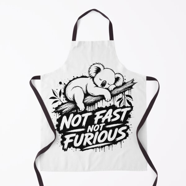 Item preview, Not Fast Not Furious Sleeping Koala T-Shirt | Funny Lazy Animal Graphic designed and sold by chigara.
