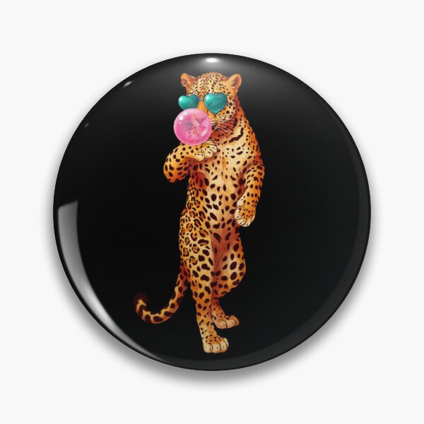 Item preview, Leopard Bubblegum Sunglasses Funny Animal Teen Girls Women designed and sold by Dabbing Turtle Designs.