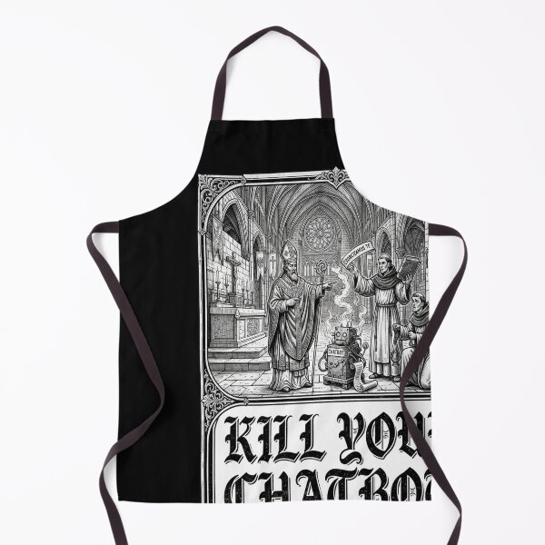 Item preview, Kill Your Chatbot (Thomas Aquinas) designed and sold by leslygelbq.