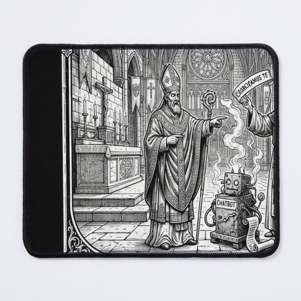 Item preview, Kill Your Chatbot (Thomas Aquinas) designed and sold by leslygelbq.