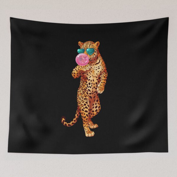 Item preview, Leopard Bubblegum Sunglasses Funny Animal Teen Girls Women designed and sold by Dabbing Turtle Designs.
