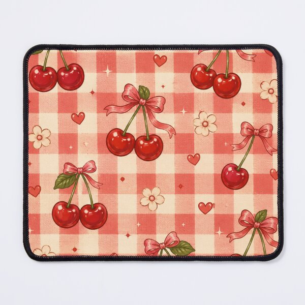Item preview, Cherry Hearts | Cute Cherry Pattern | Coquette, Kawaii & Y2K Aesthetic designed and sold by Shruz.