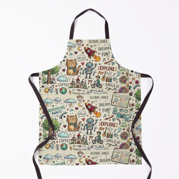Item preview, Cute Creative Doodle Illustration designed and sold by Khatumeye.