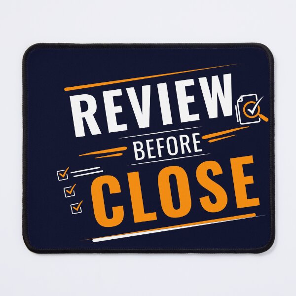 Item preview, Review Before Close | Audit Workflow Typography Shirt designed and sold by FCA SIR MERCH .